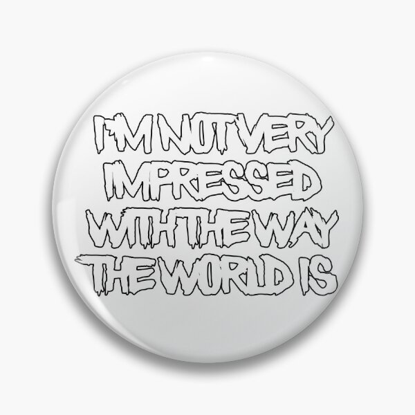 Item preview, Not Impressed, Anarchy, B&W designed and sold by Lovely Memetics.