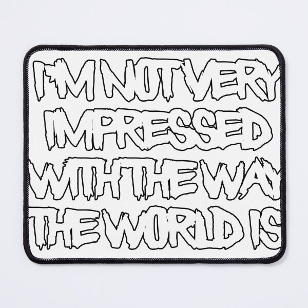 Item preview, Not Impressed, Anarchy, B&W designed and sold by Lovely Memetics.