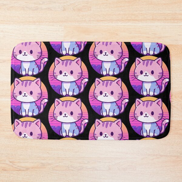 Item preview, Synthwave Cat designed and sold by Tw1nsAIArt.