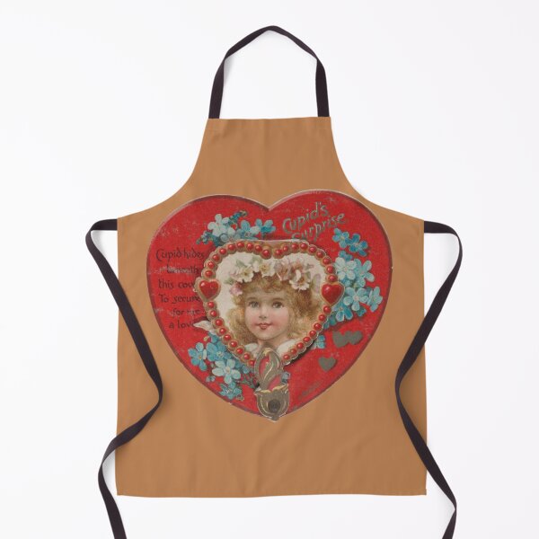Item preview, Valentine's Cupid Heart on Gold  designed and sold by AnimaliaStar.