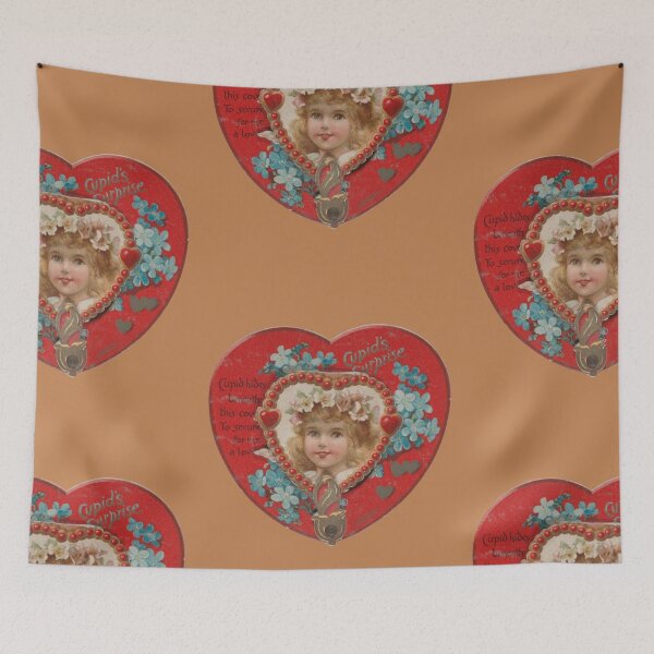 Item preview, Valentine's Cupid Heart on Gold  designed and sold by AnimaliaStar.