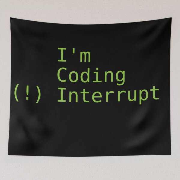 Item preview, I'm Coding Don't Interrupt,  Transparent Funny Programing, Programmer Gift, Tech Nerd, Computer Science Present designed and sold by Sunaokami.