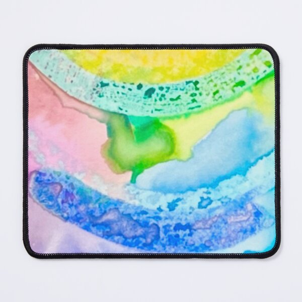 Item preview, Playful Abstract Oil Pastel and Watercolor Painting  designed and sold by ErynRoseStudio.