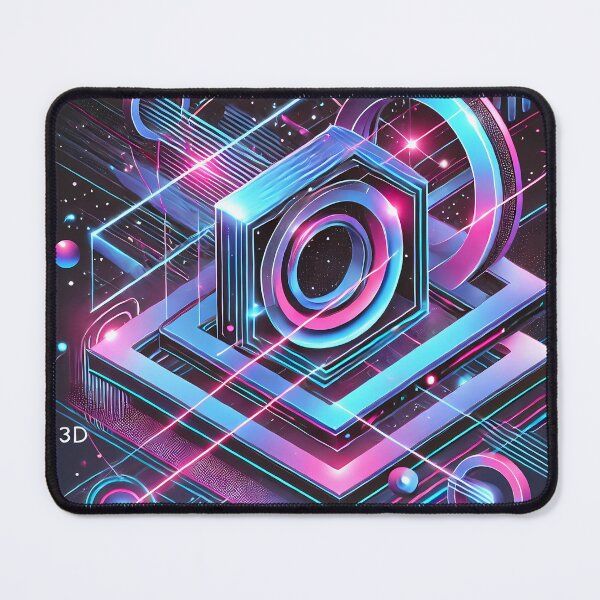 Item preview, Neon Geometric 3D Design designed and sold by Marcinkowski-studio .