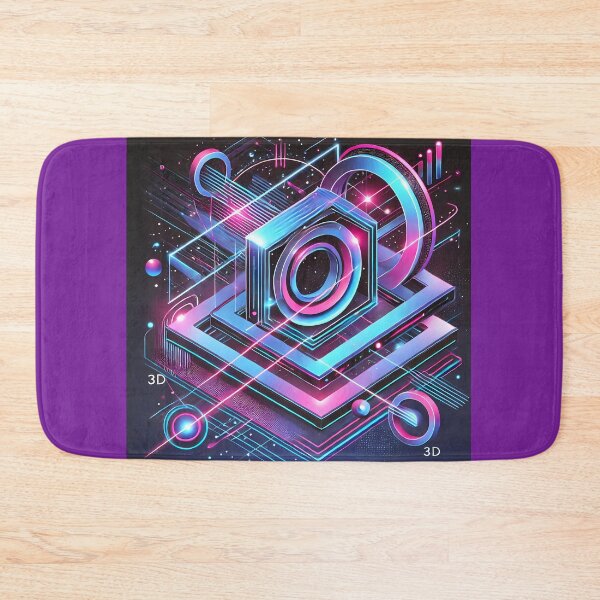 Item preview, Neon Geometric 3D Design designed and sold by Marcinkowski-studio .