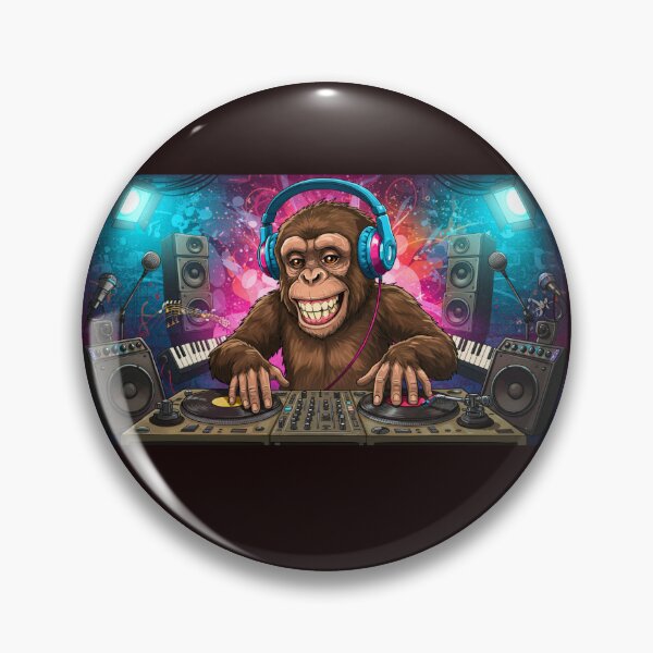 Item preview, Let's Party: Monkey DJ designed and sold by FitEnvy.