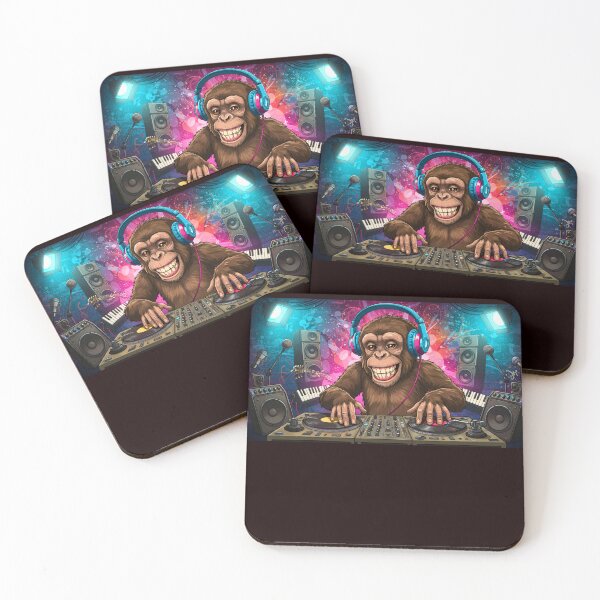 Item preview, Let's Party: Monkey DJ designed and sold by FitEnvy.