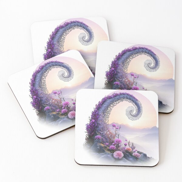 Item preview, "Enchanted Spiral of Blossoms" designed and sold by bloorose.