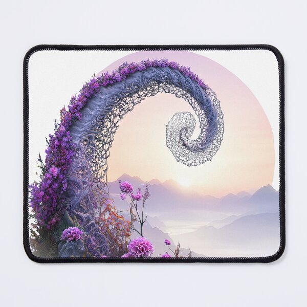 Item preview, "Enchanted Spiral of Blossoms" designed and sold by bloorose.