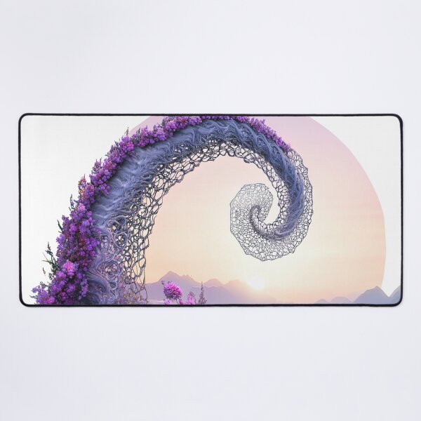 Item preview, "Enchanted Spiral of Blossoms" designed and sold by bloorose.