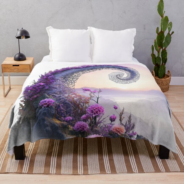Item preview, "Enchanted Spiral of Blossoms" designed and sold by bloorose.