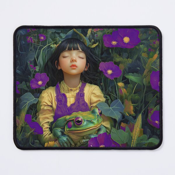 Item preview, Not That Kind of Fairy Tale | Girl with a Frog Prince designed and sold by MaryFiore.