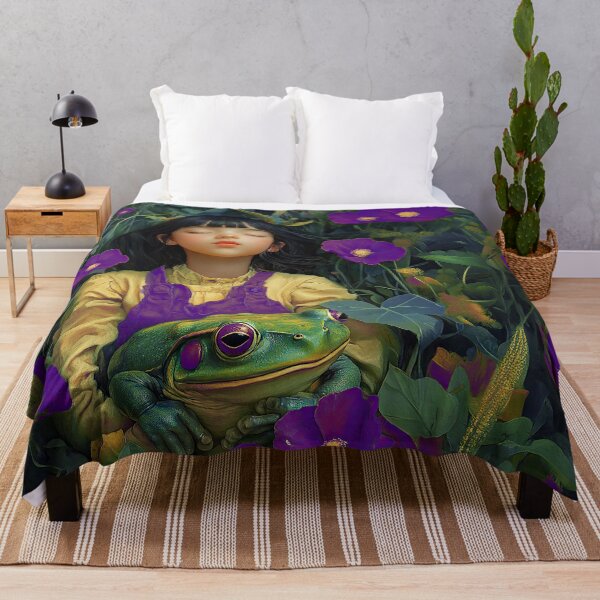 Item preview, Not That Kind of Fairy Tale | Girl with a Frog Prince designed and sold by MaryFiore.
