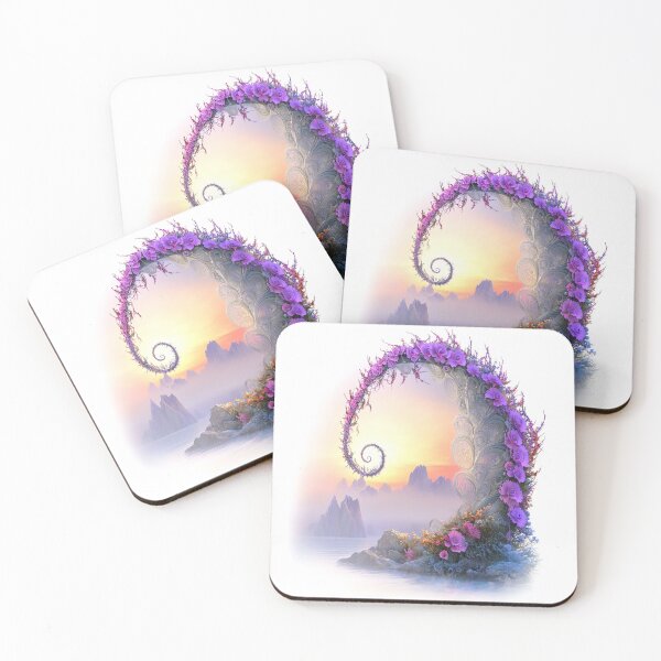 Item preview, "Mystical Spiral of Violets" designed and sold by bloorose.