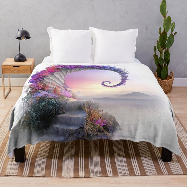 Item preview, "Floral Spiral Gateway to the Horizon" designed and sold by bloorose.