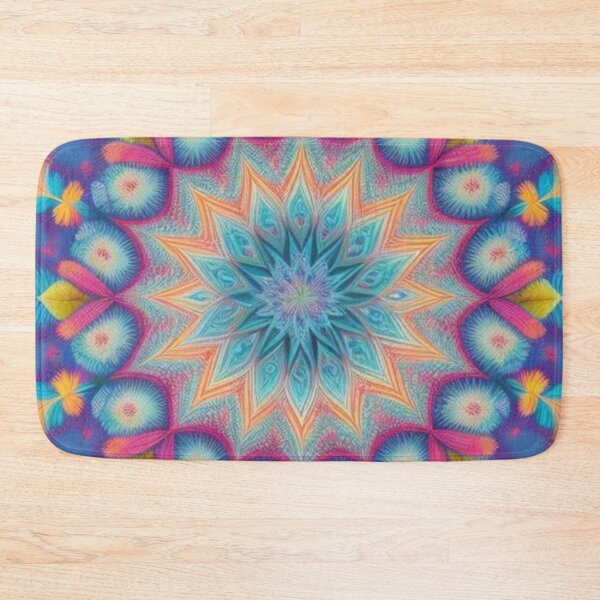 Item preview, pattern colorful mandala designed and sold by Only Good Vibes.