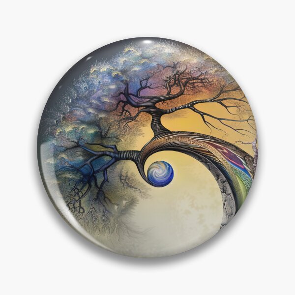 Item preview, "Ethereal Fusion: The Tree of Life and Cosmos" designed and sold by bloorose.