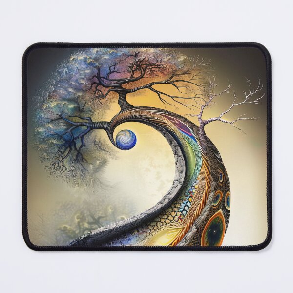 Item preview, "Ethereal Fusion: The Tree of Life and Cosmos" designed and sold by bloorose.