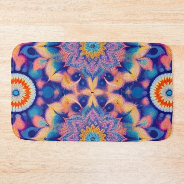 Item preview, pattern colorful mandala designed and sold by Only Good Vibes.