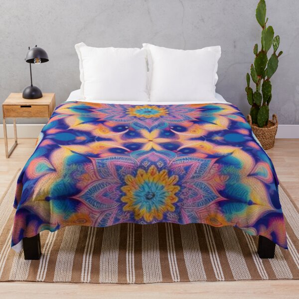 Item preview, pattern colorful mandala designed and sold by Only Good Vibes.