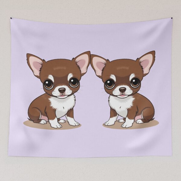 Item preview, Chihuahua Twin Puppies designed and sold by pincelycolores.