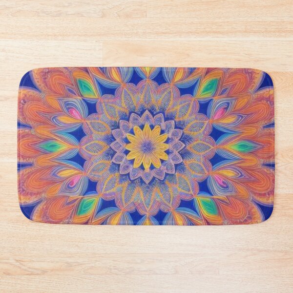 Item preview, pattern colorful mandala designed and sold by Only Good Vibes.
