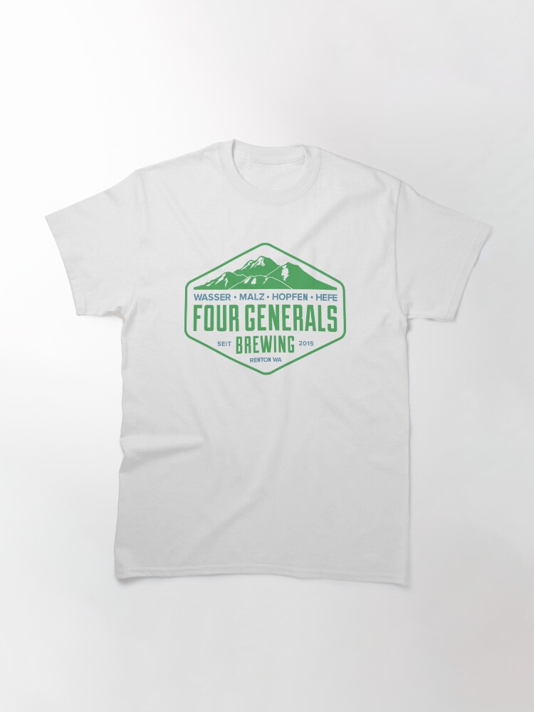 Thumbnail 3 of 7, Classic T-Shirt, Green and Blue Hex designed and sold by md11hud.