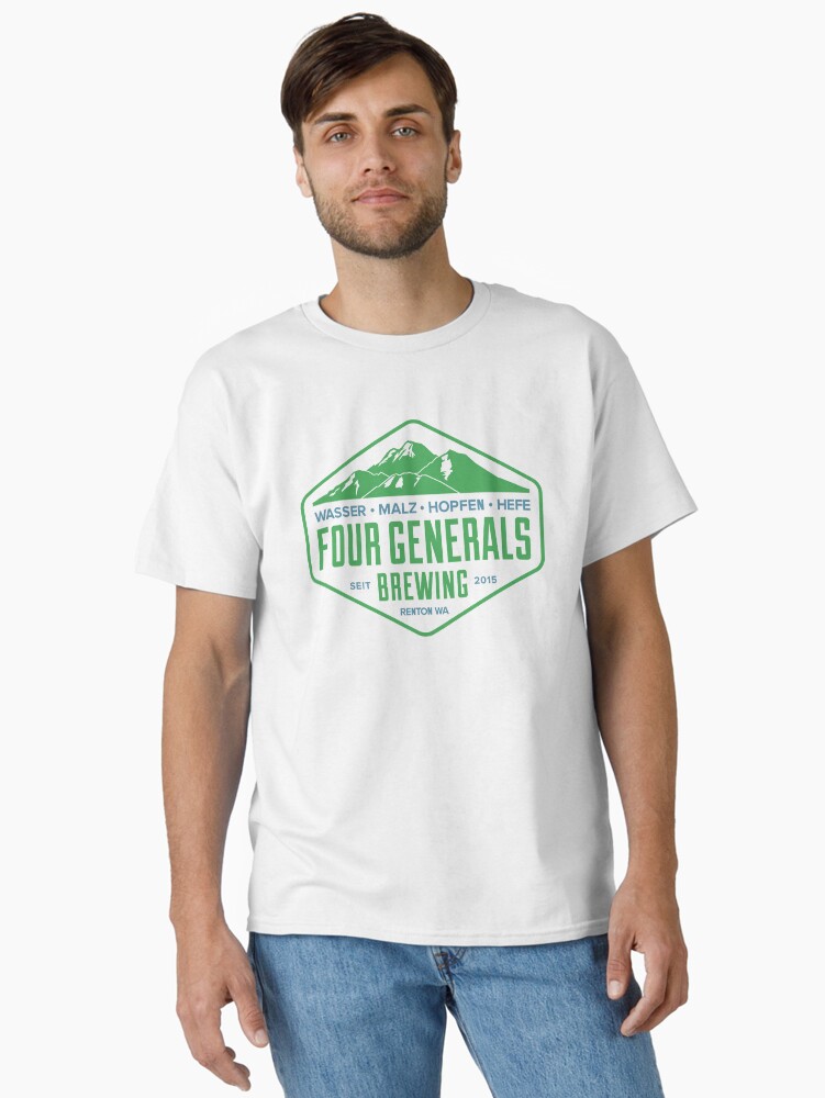 Thumbnail 1 of 7, Classic T-Shirt, Green and Blue Hex designed and sold by md11hud.