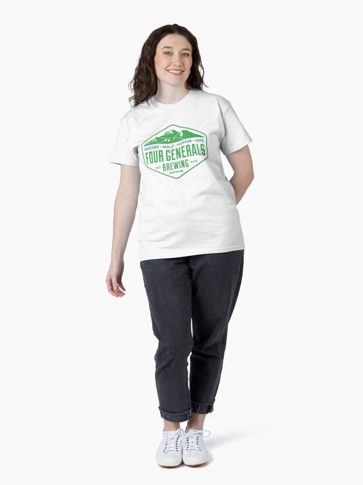 Thumbnail 4 of 7, Classic T-Shirt, Green and Blue Hex designed and sold by md11hud.