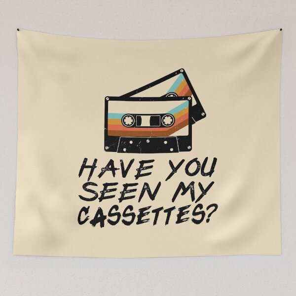 Item preview, Vintage 80s 90s Have you seen Cassettes? Music Tape Graphic designed and sold by wingstar.