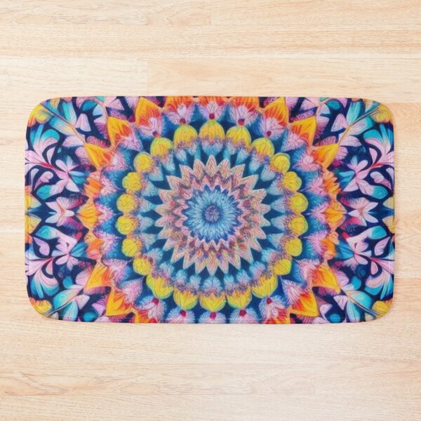 Item preview, pattern colorful mandala designed and sold by Only Good Vibes.