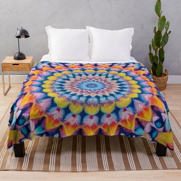 Item preview, pattern colorful mandala designed and sold by Only Good Vibes.
