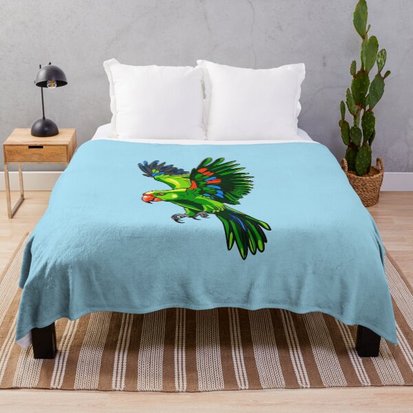 Item preview, Parrot green bird colorful animal Kikabu design designed and sold by Kikabu.
