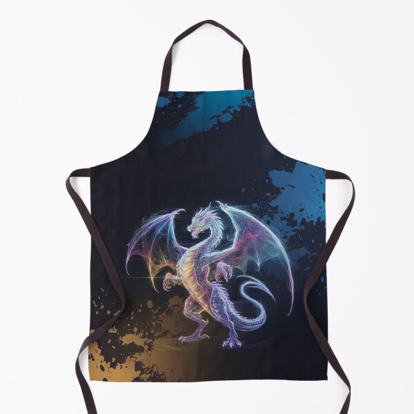Item preview, Ethereal Dragon of Energy and Colorful Particles designed and sold by AnimalAirtistry.