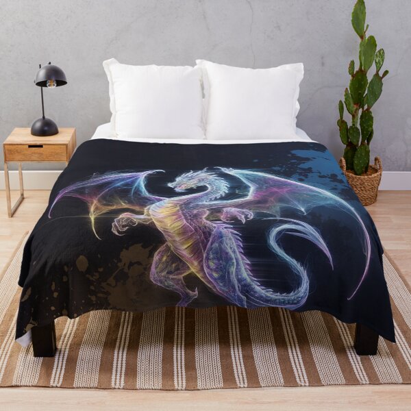 Item preview, Ethereal Dragon of Energy and Colorful Particles designed and sold by AnimalAirtistry.
