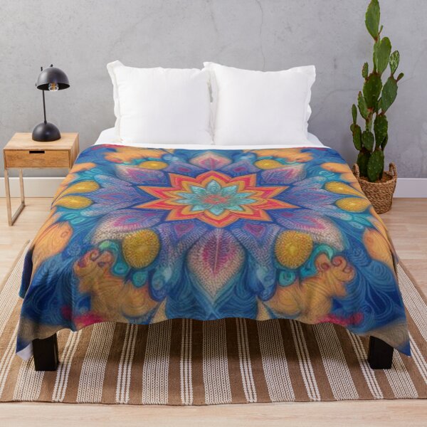 Item preview, pattern colorful mandala designed and sold by Only Good Vibes.