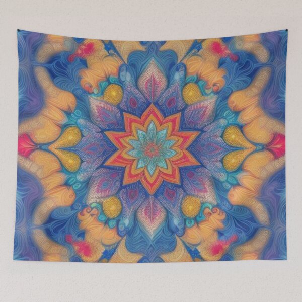 Item preview, pattern colorful mandala designed and sold by Only Good Vibes.