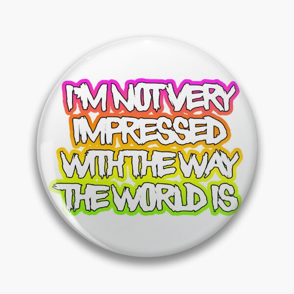 Item preview, Not Impressed, Anarchy, Sherbert designed and sold by Lovely Memetics.