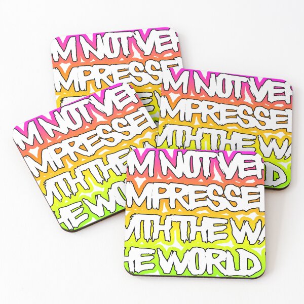 Item preview, Not Impressed, Anarchy, Sherbert designed and sold by Lovely Memetics.