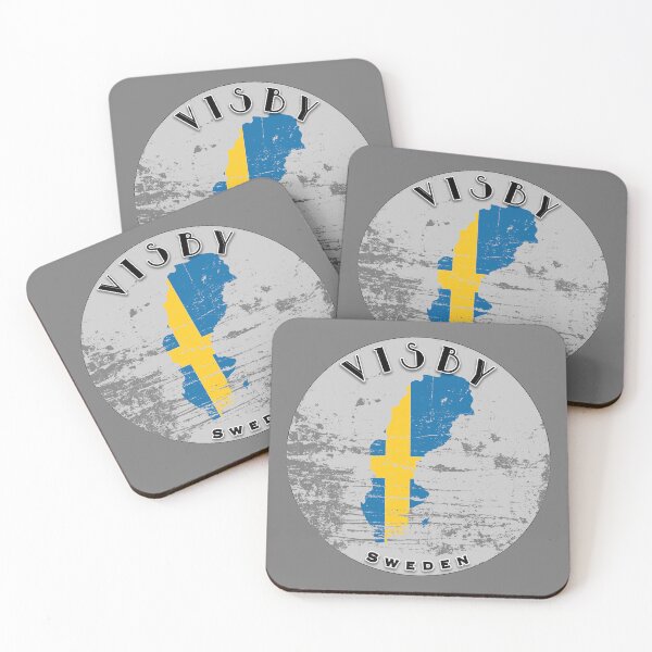 Item preview, Visby Sweden Flag Worn  designed and sold by World Designs.