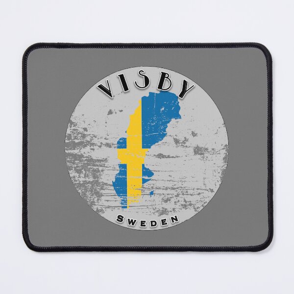 Item preview, Visby Sweden Flag Worn  designed and sold by World Designs.