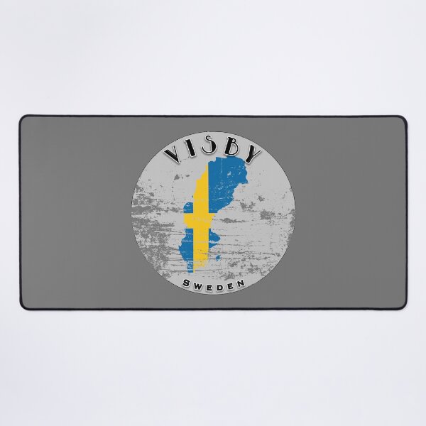 Item preview, Visby Sweden Flag Worn  designed and sold by World Designs.