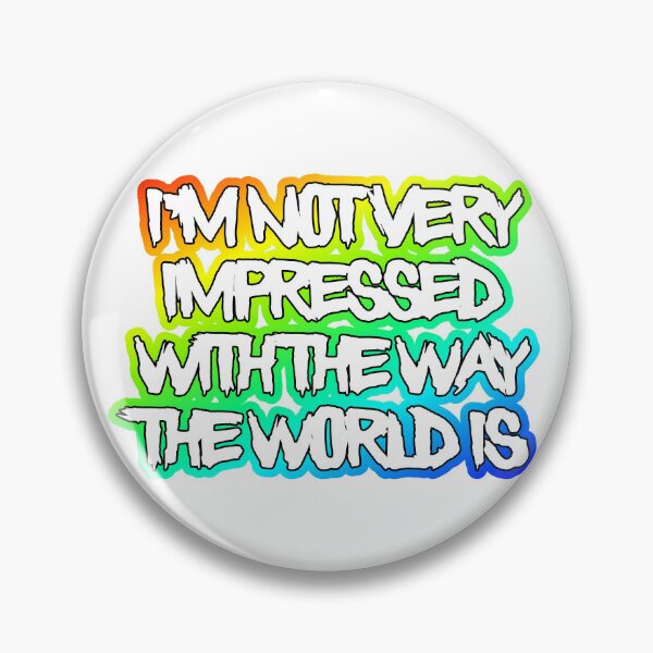 Item preview, Not Impressed, Anarchy, Prime Rainbow designed and sold by Lovely Memetics.