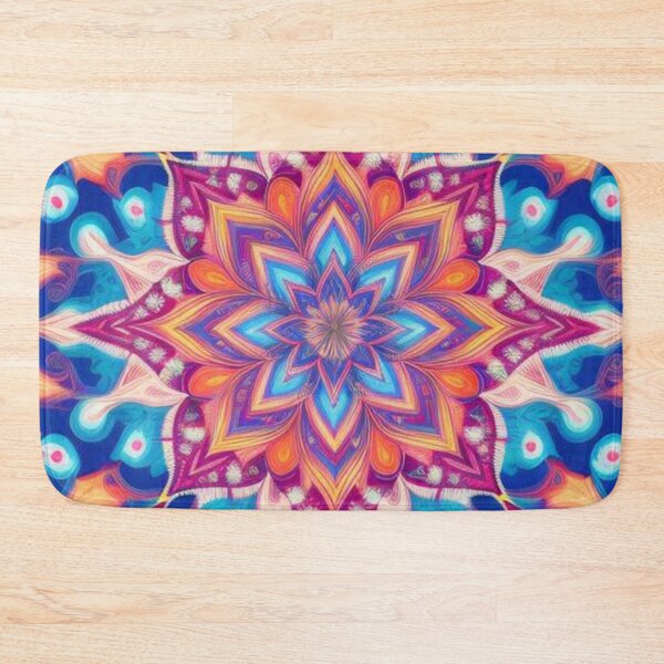 Item preview, pattern colorful mandala designed and sold by Only Good Vibes.