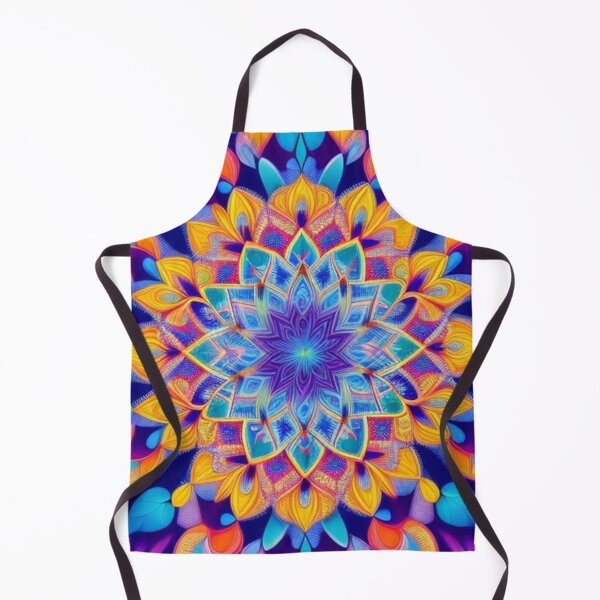 Item preview, pattern colorful mandala designed and sold by Only Good Vibes.