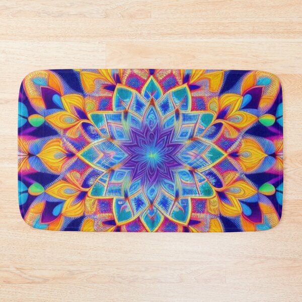 Item preview, pattern colorful mandala designed and sold by Only Good Vibes.