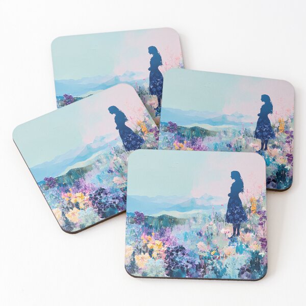 Item preview, Pastel Dreamscape Rolling Hills in Soft Hues designed and sold by daila70.