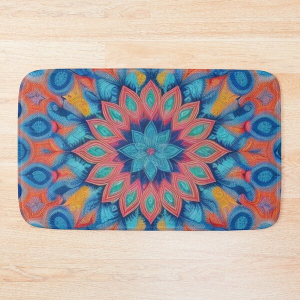 Item preview, pattern colorful mandala designed and sold by Only Good Vibes.