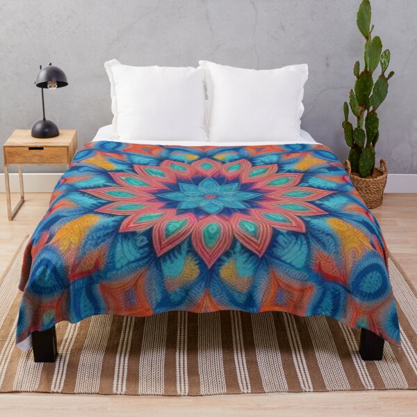 Item preview, pattern colorful mandala designed and sold by Only Good Vibes.