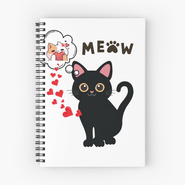 Item preview, Charming Black Cat in Love" stikers designed and sold by chaieb shoop.